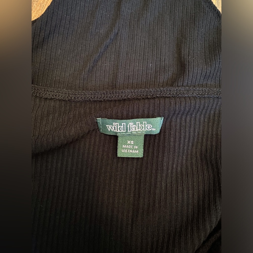 139. Wild Fable Ribbed Bodysuit